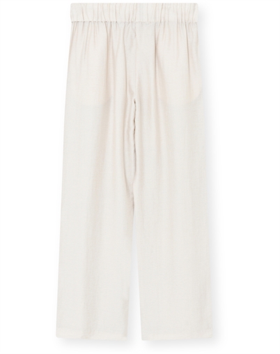 Day Birger et Mikkelsen - Olli Linen Slub Bukser -  Light Sand Melange